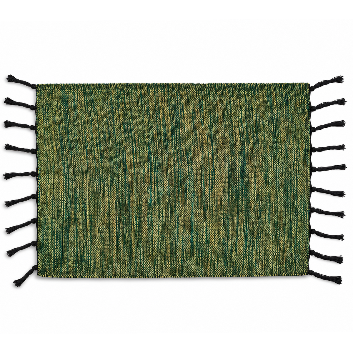 Green Texture Woven Placemat – 13 x 19 Inch
