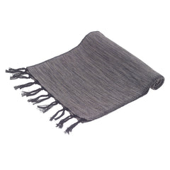 Purple Texture Woven Table Runner