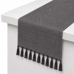 Purple Texture Woven Table Runner