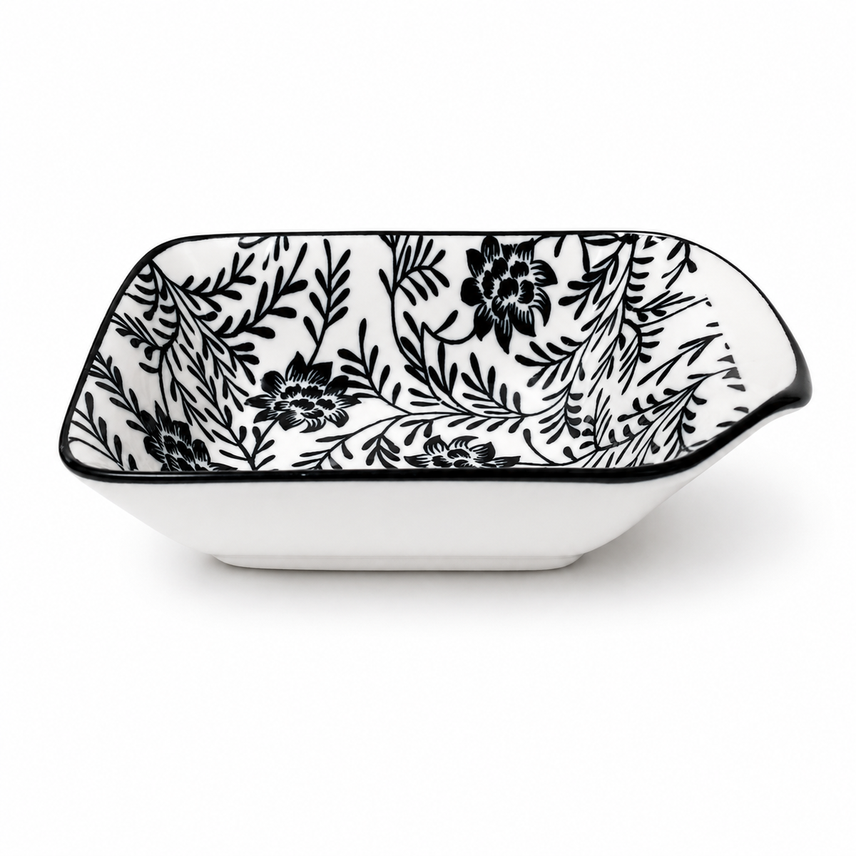 Porcelain Dish – Blue Leaves