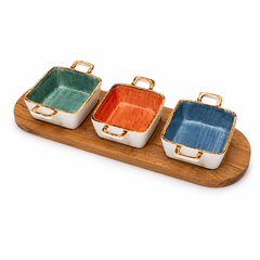 Dessert 4 Piece Set – 4.75" Dish
