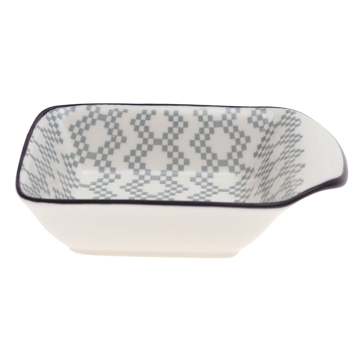 Porcelain Dish – Grey Waves