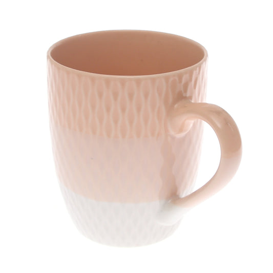 Ceramic Coffee Mug – Textured Orange