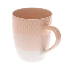 Ceramic Coffee Mug – Textured Orange