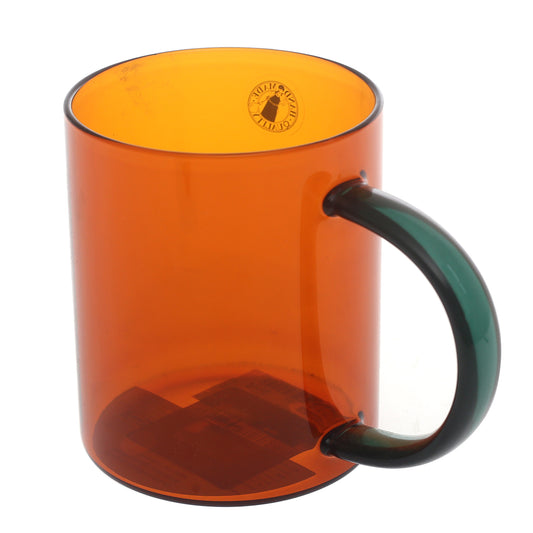 Brown Transparent Glass Mug – Heat Resistant Coffee & Tea Cup