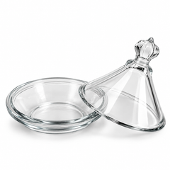 Glass Candy Dish with Lid
