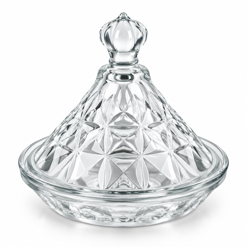Glass Candy Dish with Lid