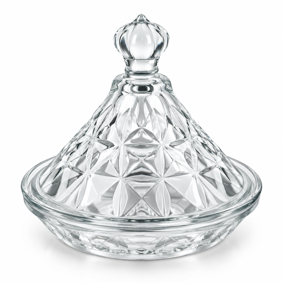 Glass Candy Dish with Lid
