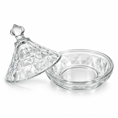 Glass Candy Dish with Lid