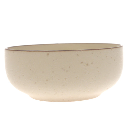 Beige Ceramic Bowl – 6 Inch Minimalist Serving & Décor Bowl
