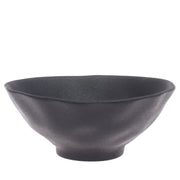Black  Bowl – Modern Minimal Tabletop Accent Bowl, 8 Inch - Habitt