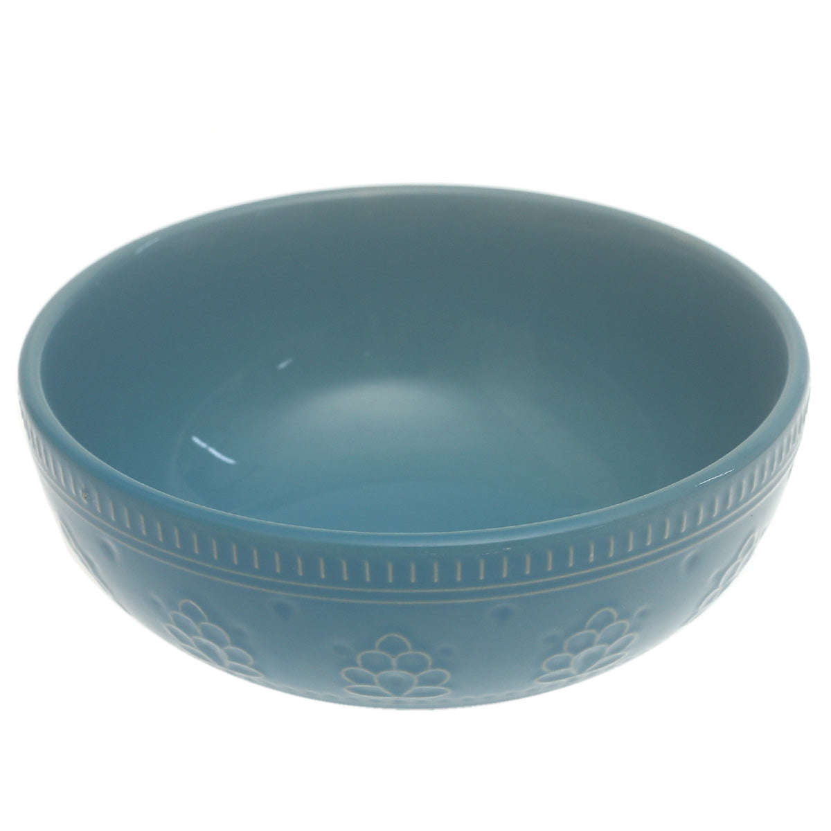 Blue Ceramic Bowl – 6 Inch Everyday Serving Bowl - Habitt