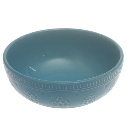 Blue Ceramic Bowl – 6 Inch Everyday Serving Bowl - Habitt