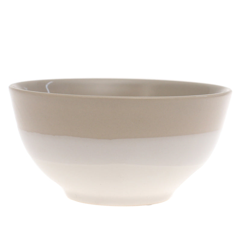 Multi-Tone Ceramic Bowl 4.5 Inch – Modern Glazed Snack & Dessert Bowl - Habitt