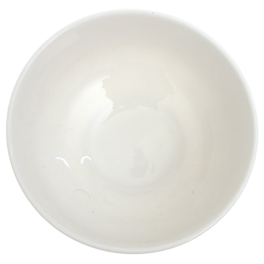 White Ceramic Bowl 5.5 Inch – Classic Minimalist Everyday Serving Bowl - Habitt