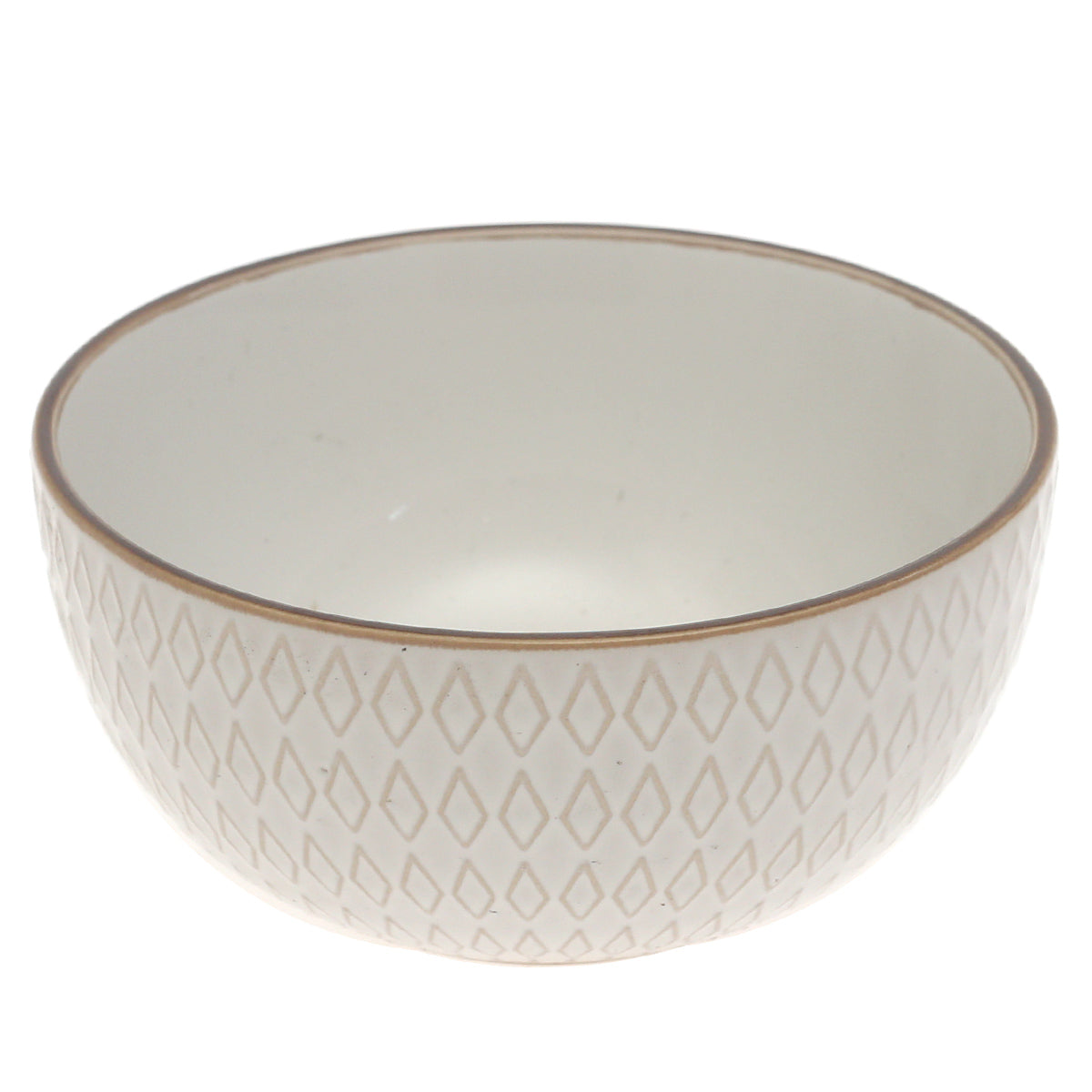White Ceramic Serving Bowl – 5.5 Inch Textured Tableware Essential