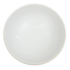 White Ceramic Bowl – 6 Inch Minimalist Textured Serving Bowl - Habitt