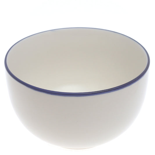 White Decorative Bowl – 6 Inch Minimalist Table Accent - Habitt