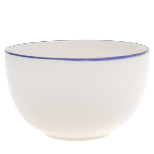 White Decorative Bowl – 6 Inch Minimalist Table Accent - Habitt