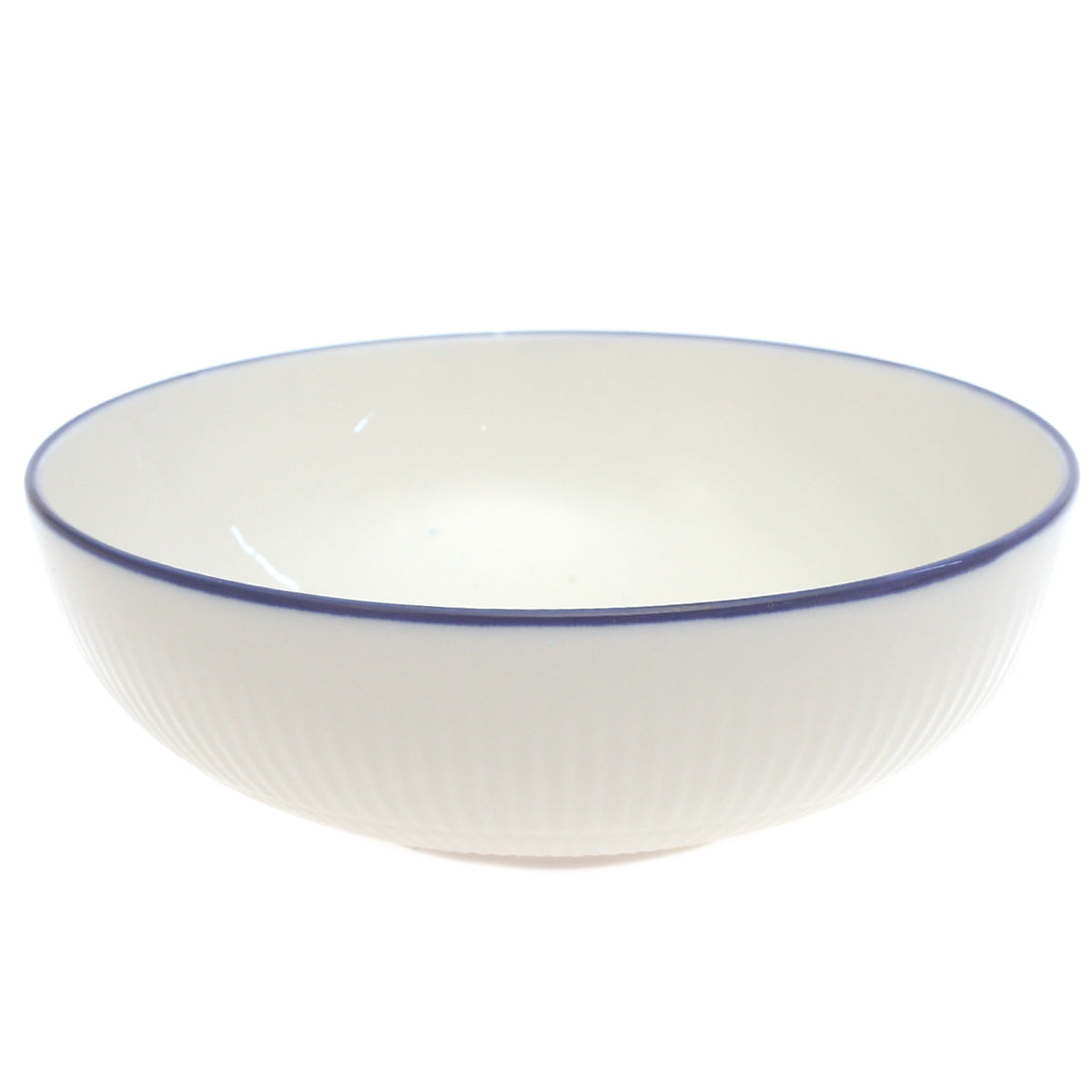 White Ceramic Bowl 7 Inch – Classic Minimalist Everyday Serving Bowl - Habitt