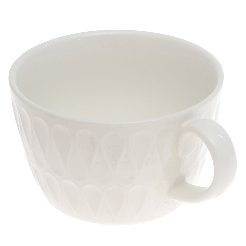 White Tea Cup – 4 x 2.5 Inch - Habitt
