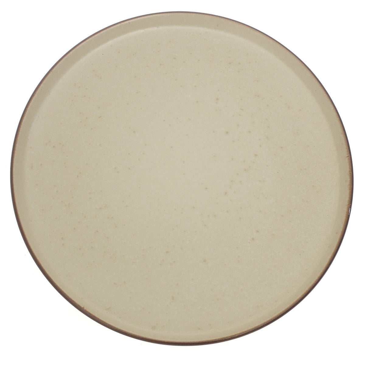 Beige Ceramic Dinner Plate 10.5 Inch – Minimalist Stoneware Tableware