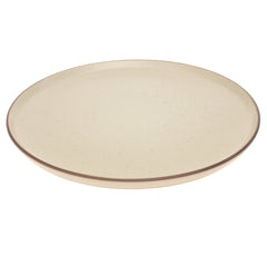 Beige Ceramic Dinner Plate 10.5 Inch – Minimalist Stoneware Tableware