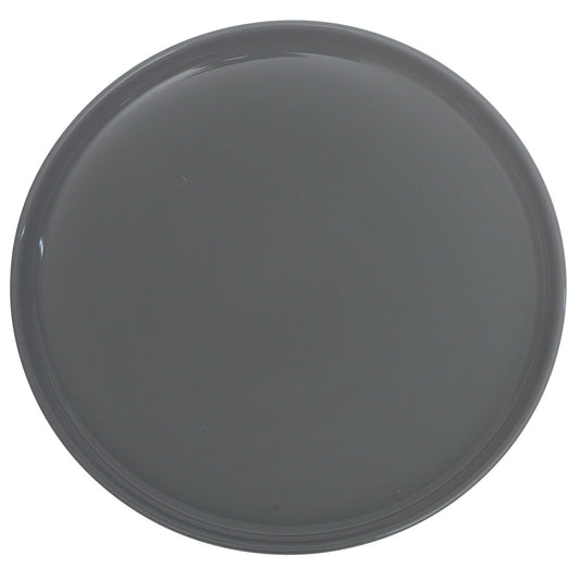 Black & Grey Dinner Plate – 10 Inch Food-Safe Plate