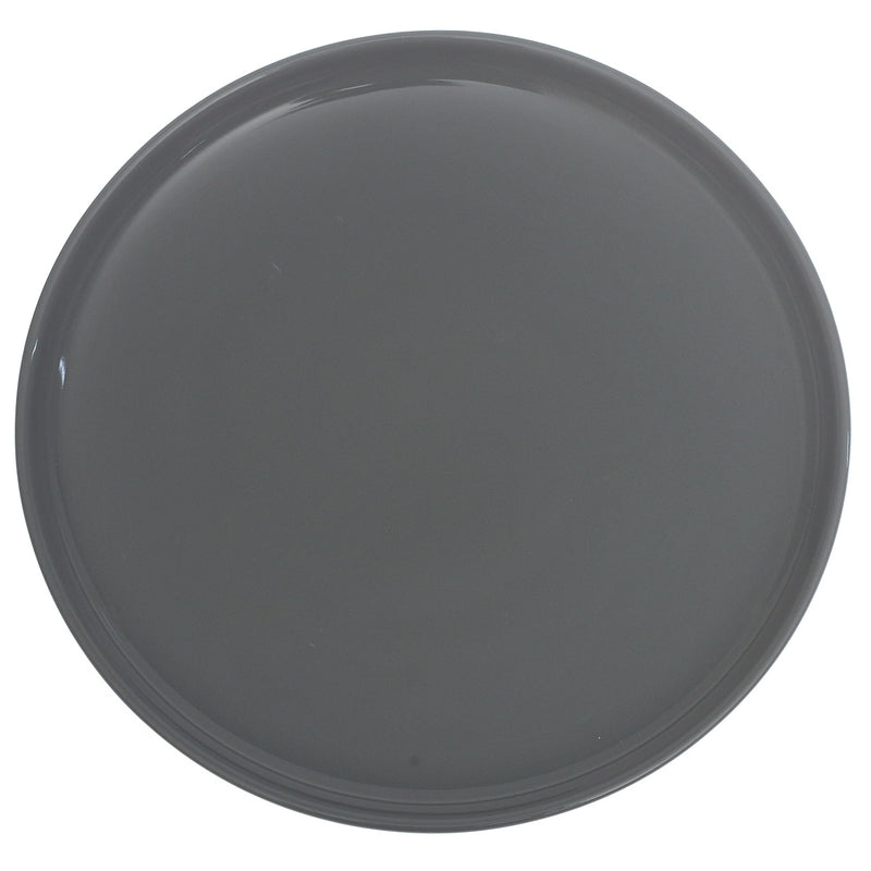 Black & Grey Dinner Plate – 10 Inch Food-Safe Plate - Habitt