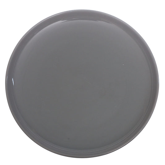 Grey Dinner Plate 10 Inch – Minimalist Solid Color Ceramic Plate