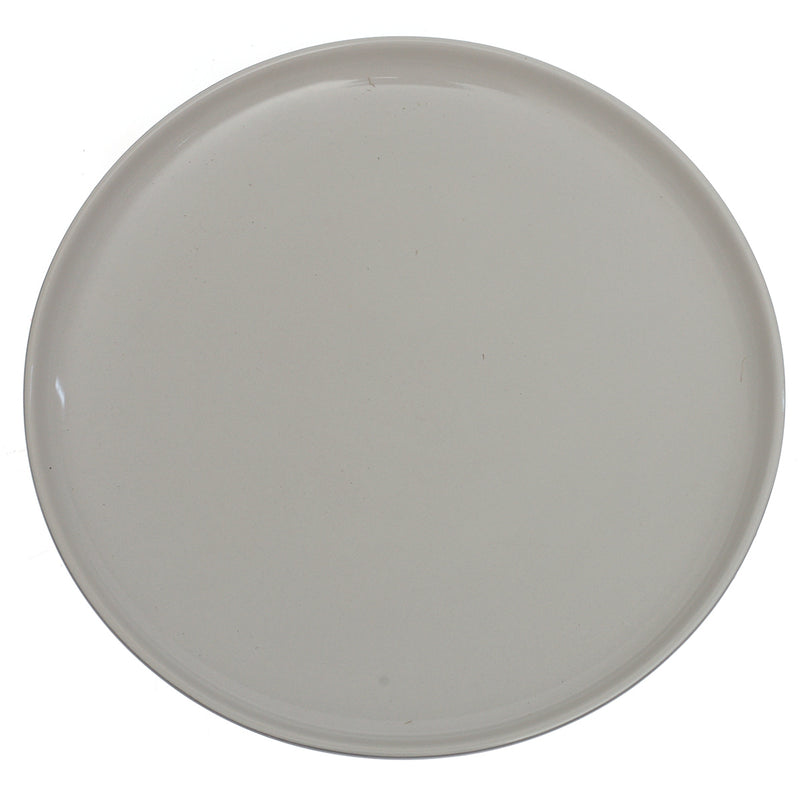 Light Grey & Grey Dinner Plate – 10 Inch Food-Safe Plate - Habitt