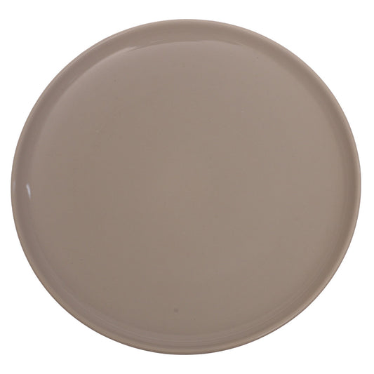 Light Grey Dinner Plate 10 Inch – Modern Solid Ceramic Dining Plate
