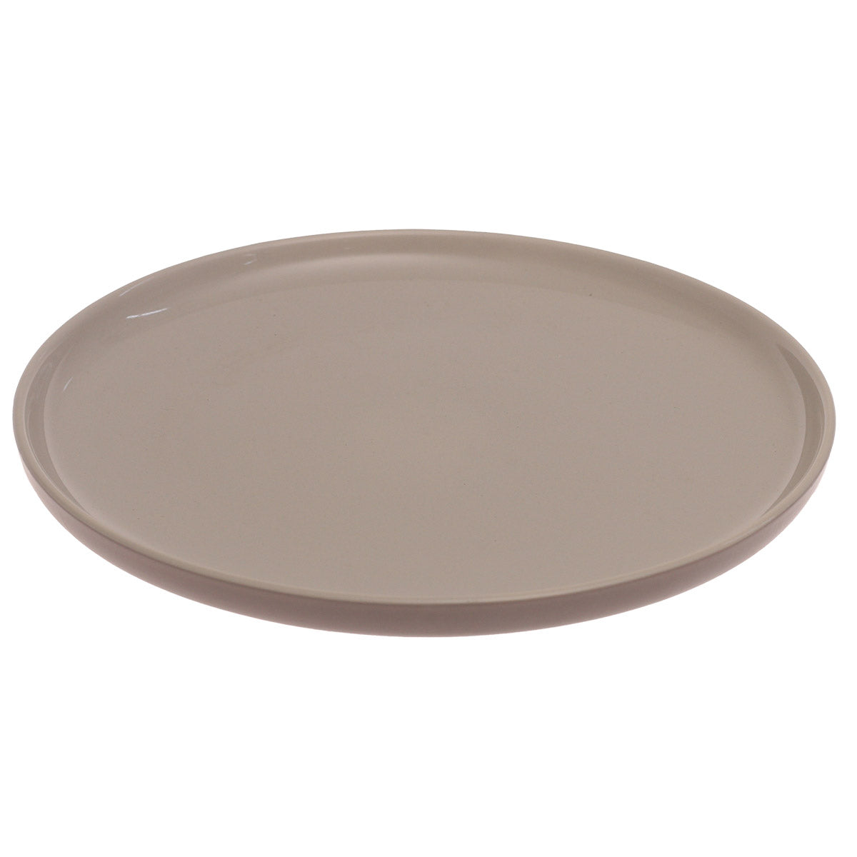 Light Grey Dinner Plate 10 Inch – Modern Solid Ceramic Dining Plate