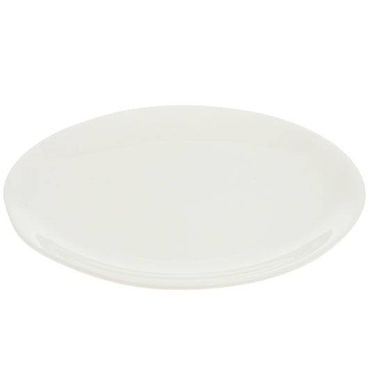 White Dinner Plate 10.5 Inch – Classic Solid Ceramic Dining Plate