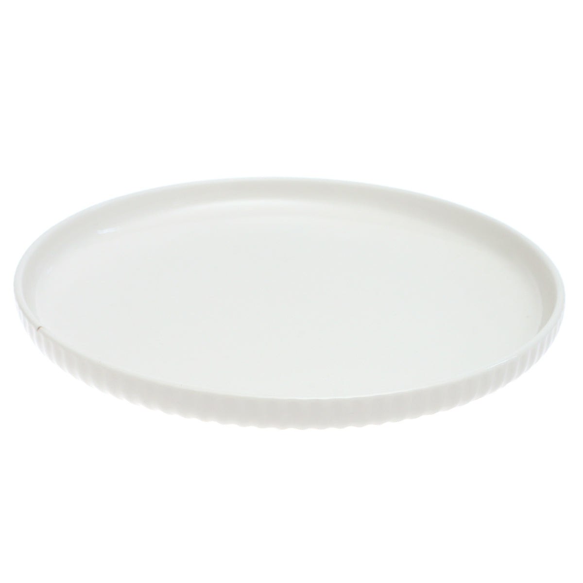 White Dinner Plate – 10.5 Inch Food-Safe Plate