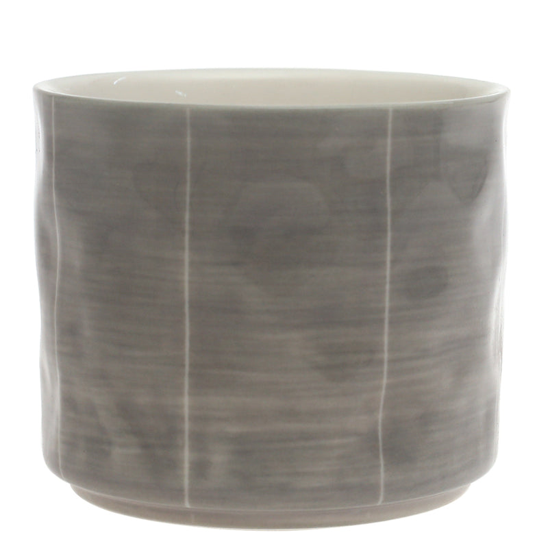 Grey Ceramic Mug 3.25 x 3 Inch – Minimalist Stoneware Coffee Cup - Habitt