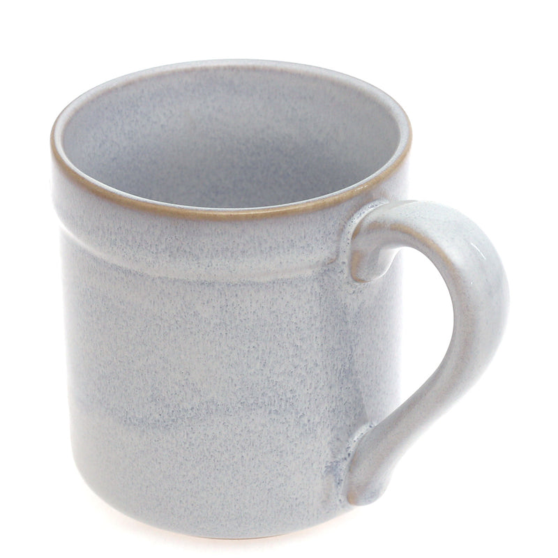 White Ceramic Mug | Contemporary Minimal Coffee & Tea Mug - Habitt