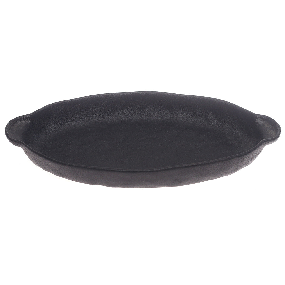 Black Oval Serving Platter – 7 x 13 Inch | Elegant Matte Finish Tableware