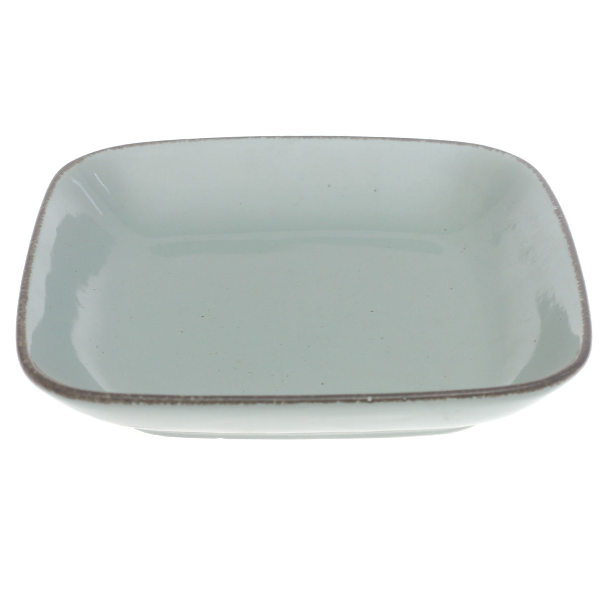 Green Square Serving Platter – 8.5 Inch | Contemporary Rustic Tableware - Habitt