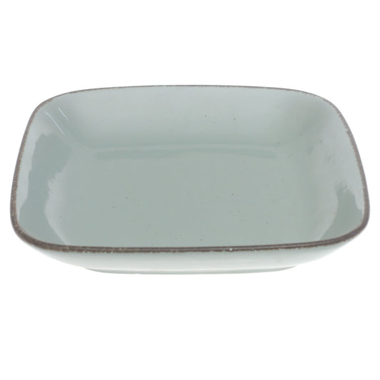 Green Square Serving Platter – 8.5 Inch | Contemporary Rustic Tableware