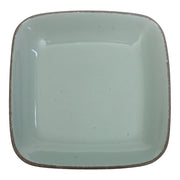 Green Square Serving Platter – 8.5 Inch | Contemporary Rustic Tableware - Habitt