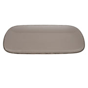 Grey Rectangular Serving Platter – 8 x 13 Inch | Rustic Glazed Tableware - Habitt
