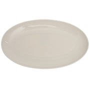 White Ceramic Platter 7 x 12 Inch – Elegant Oval Serving Plate - Habitt