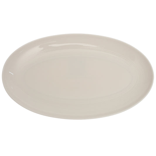 White Ceramic Platter 7 x 12 Inch – Elegant Oval Serving Plate