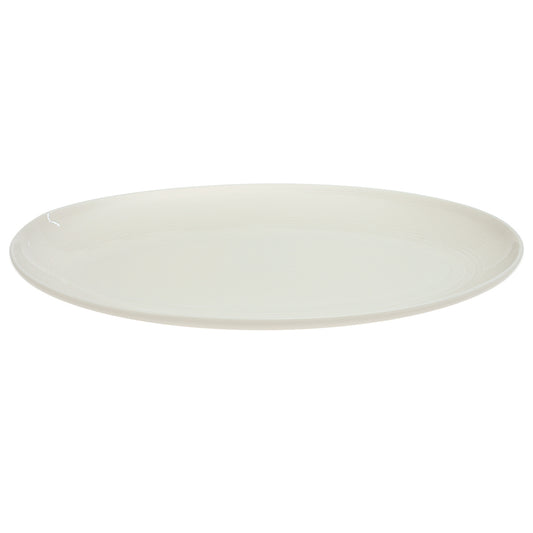 White Ceramic Platter 7 x 12 Inch – Elegant Oval Serving Plate