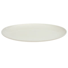 White Ceramic Platter 7 x 12 Inch – Elegant Oval Serving Plate