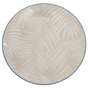Beige Ceramic Quarter Plate 8 Inch – Leaf Pattern Side Plate - Habitt