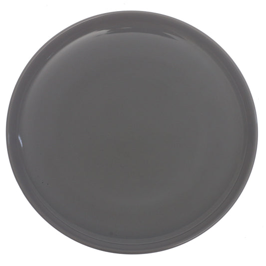 Black & Grey Ceramic Quarter Plate 7.5 Inch – Modern Minimalist Side Plate