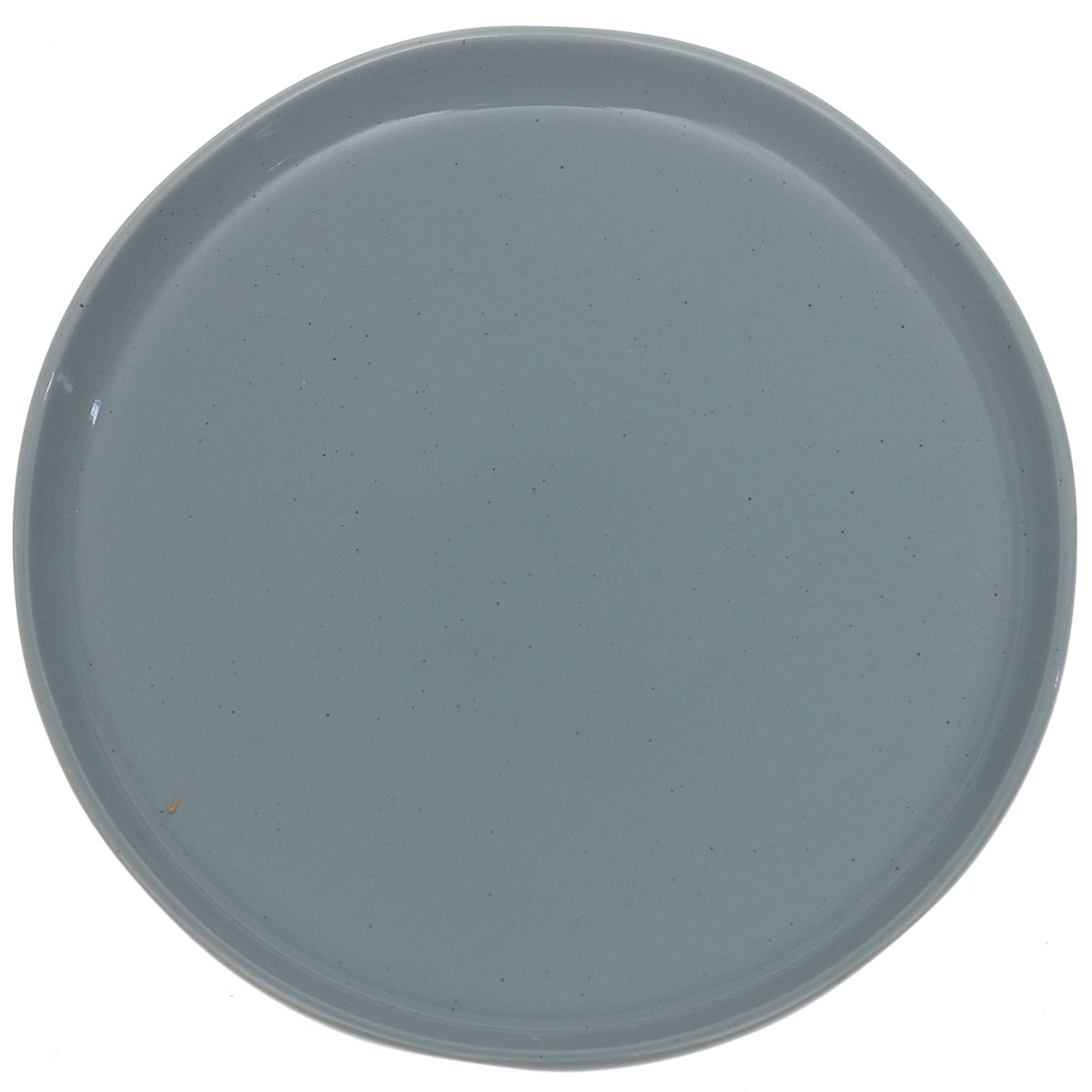 Blue Ceramic Quarter Plate 8 Inch