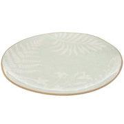 Quarter Plate – Green Ceramic Plate with Gold Rim | 8 Inch - Habitt